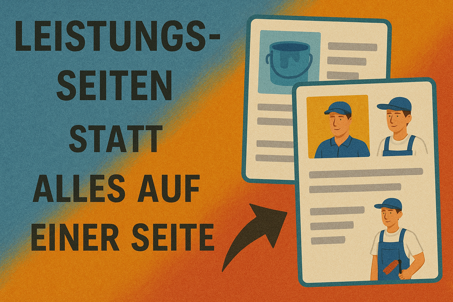 Leistungsseiten für Maler erstellen